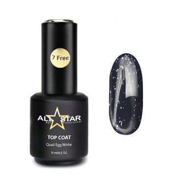 All Star Топ без липкого слоя Top Coat Quail Egg, White, 15 мл купить