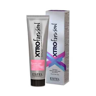 Estel Professional Пигмент прямого действия для волос Xtro Fusion, Candy Pink Electro, 100 мл купить