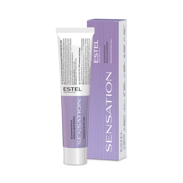 Estel Professional Безаммиачная краска для волос De Luxe Sensation, 1.0 черный классический, 60 мл купить