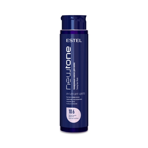 Estel Professional Тонирующая маска для волос Haute Couture NewTone, 10.6 Светлый блондин фиолетовый, 400 мл купить