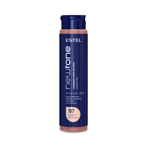 Estel Professional Тонирующая маска для волос Haute Couture NewTone, 10.7 Светлый блондин коричневый, 400 мл купить