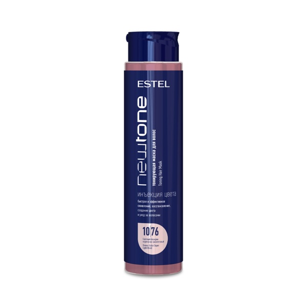 Estel Professional Тонирующая маска для волос Haute Couture NewTone, 10.76 Светлый блондин коричнево-фиолетовый, 400 мл купить