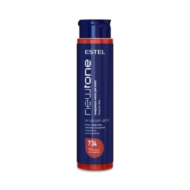 Estel Professional Тонирующая маска для волос Haute Couture NewTone, 7.34 Русый золотисто-медный, 400 мл купить