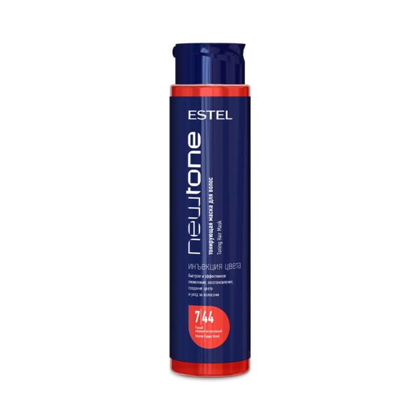 Estel Professional Тонирующая маска для волос Haute Couture NewTone, 7.44 Русый медный интенсивный, 400 мл купить