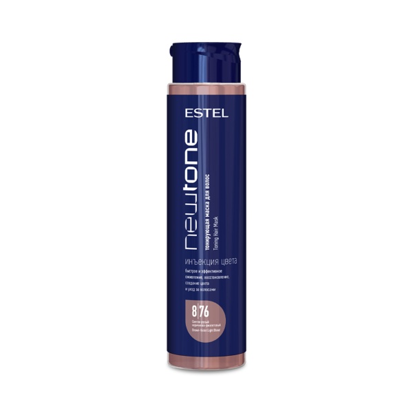Estel Professional Тонирующая маска для волос Haute Couture NewTone, 8.76 Светло-русый коричнево-фиолетовый, 400 мл купить