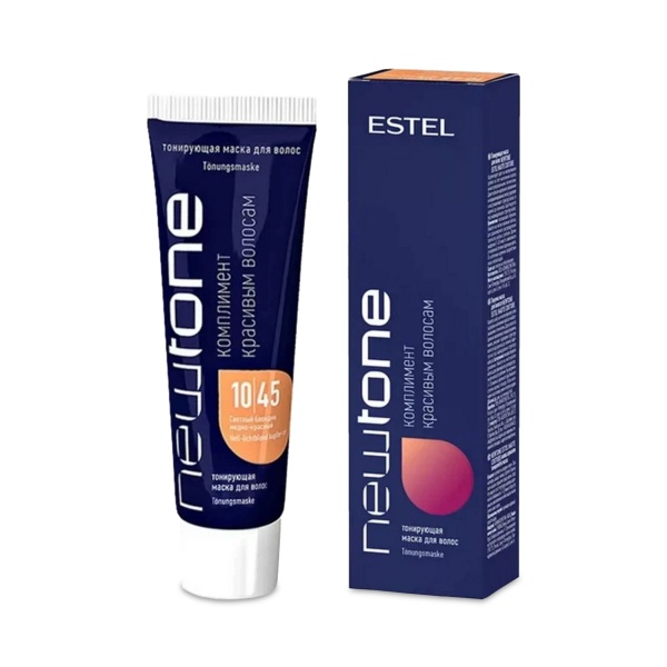 Estel Professional Тонирующая маска для волос NewTone, 10.45 Светлый блондин медно-красный, 60 мл купить