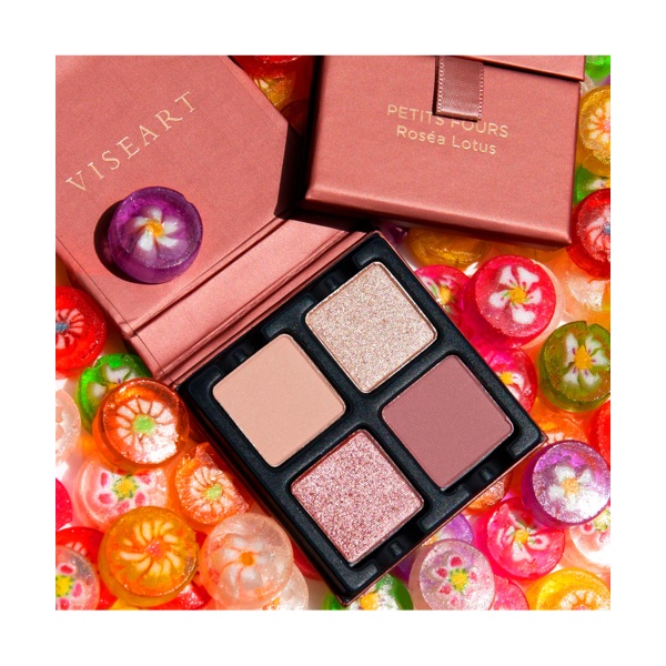 Viseart Палетка из 4 цветов теней Lotus Petit Fours, Rosea, 6 гр купить