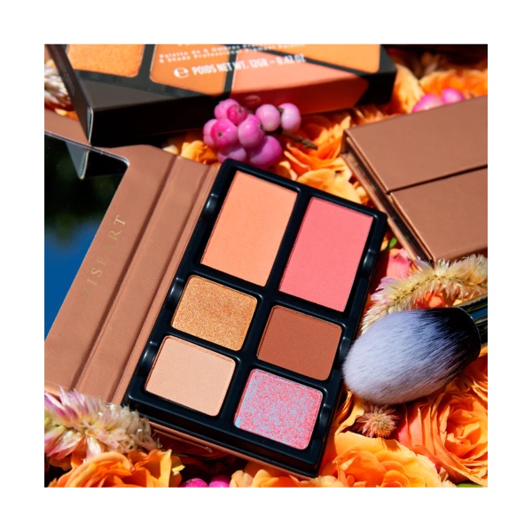 Viseart Палетка из 6 цветов теней и румян Fleurette, Bisous, 12 гр купить