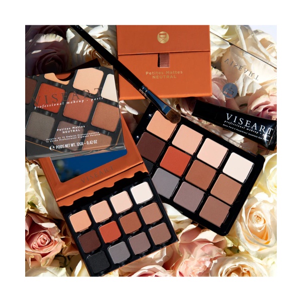 Viseart Палетка матовых теней Petites, Neutral, 12 гр купить