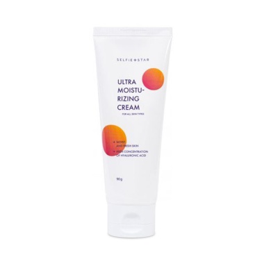 Selfie Star Увлажняющий крем для лица с гиалуроновой кислотой Ultra Moisturizing Cream with Hyaluronic Acid, 90 гр купить