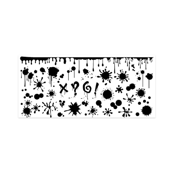 Aeropuffing Пластина для стемпинга Stamping Plate, A-09 кляксы купить