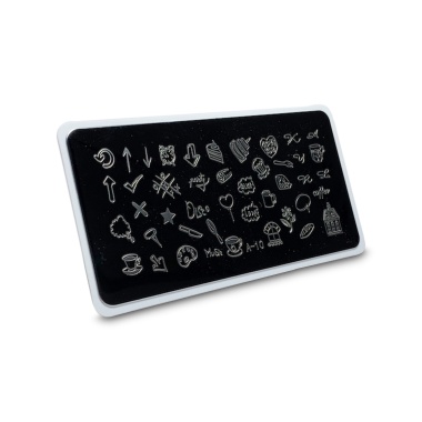 Aeropuffing Пластина для стемпинга Stamping Plate, A-10 завтрак купить