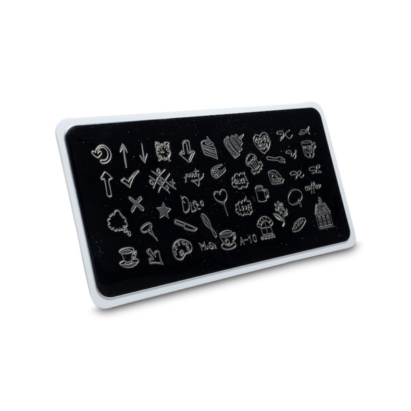Aeropuffing Пластина для стемпинга Stamping Plate, A-10 завтрак купить