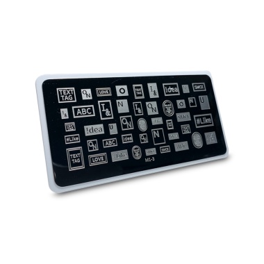 Aeropuffing Пластина для стемпинга Stamping Plate, M1-3 текст купить