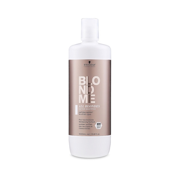 Schwarzkopf Professional Детокс шампунь для волос BlondMe Detox Shampoo, 1000 мл купить