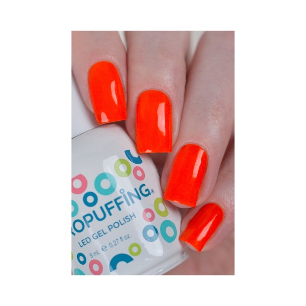 Aeropuffing Гель-лак неоновый Led Gel Polish, №041 коралловый неон, 8 мл купить