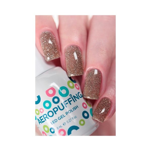 Aeropuffing Гель-лак светоотражающий Led Gel Polish, №060 светло-бежевый, 8 мл купить