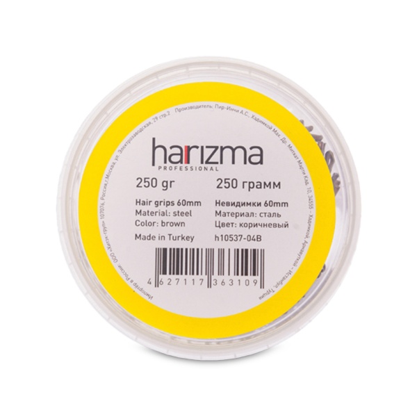 Harizma Невидимки прямые, 60 мм, коричневые, 250 гр купить