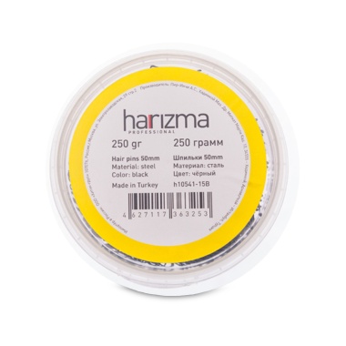 Harizma Шпильки волна, 50 мм, черные, 250 гр купить