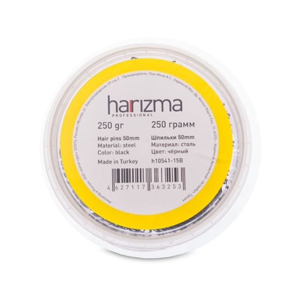 Harizma Шпильки волна, 50 мм, черные, 250 гр купить