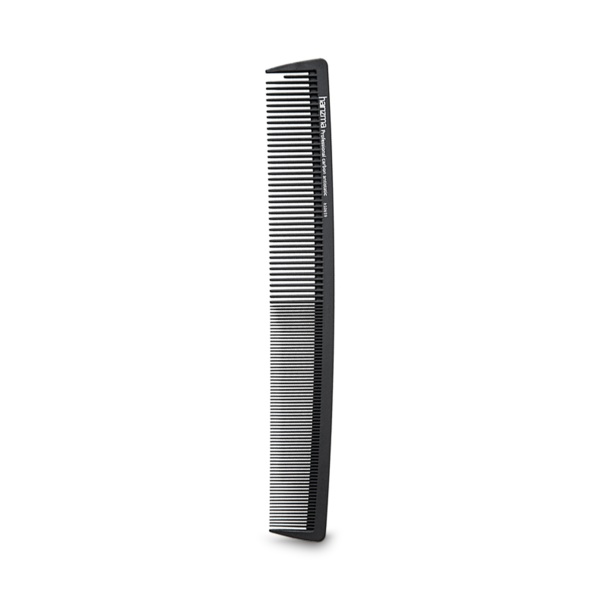 Harizma Расческа карбоновая для стрижки Carbon Antistatic, 21,5 см, узкая, черная купить