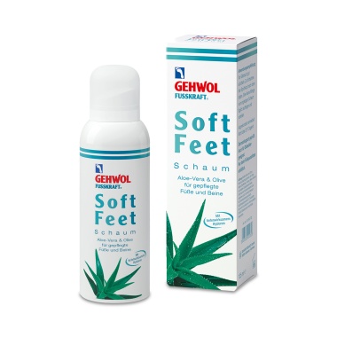 Gehwol Пенка с гиалуроновой кислотой алоэ вера и масло оливы Soft Feet, 125 мл купить