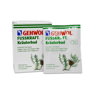 Gehwol Ванна для ног травяная Fusskraft Herbal Bath, 10x200 гр купить