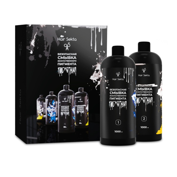 Hair Sekta Кислотная смывка, 2 x 1000 мл купить