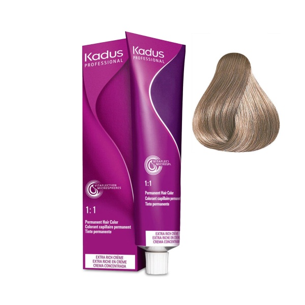 Kadus Professional Стойкая крем-краска Permanent Hair Color, 9/16 очень светлый блонд пепельно-фиолетовый, 60 мл купить