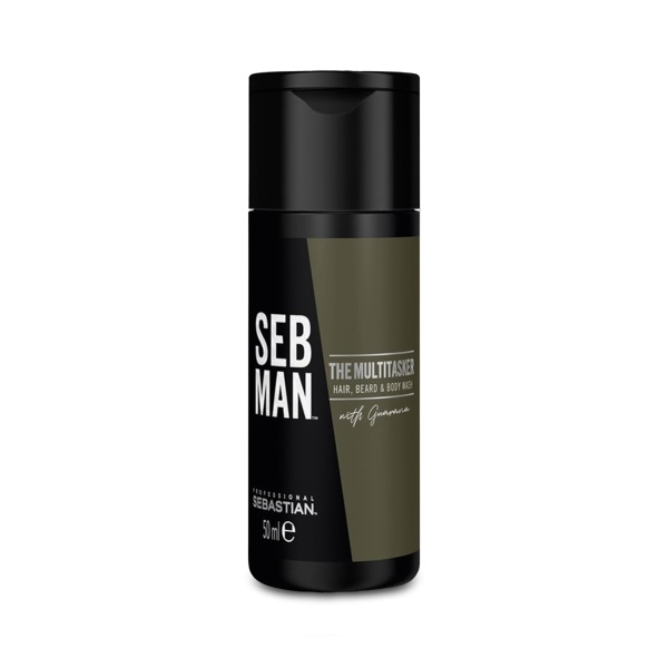 Sebastian Professional Шампунь для ухода за волосами, бородой и телом 3 в 1 Seb Man Multitasker, 50 мл купить