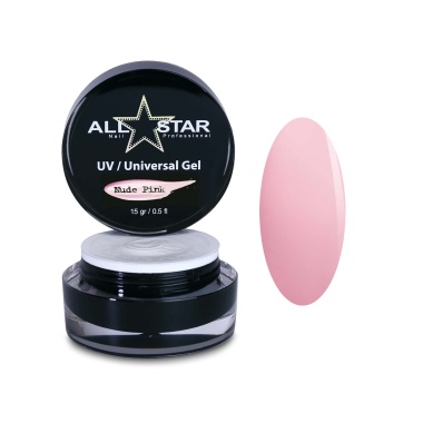 All Star Гель скульптурный UV-Universal Gel, пастельный розовый Nude Pink, 15 гр купить