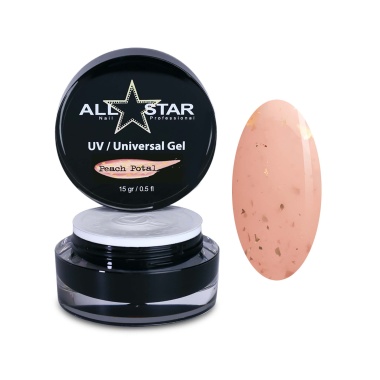 All Star Гель скульптурный UV-Universal Gel Potal, Peach, 15 гр купить