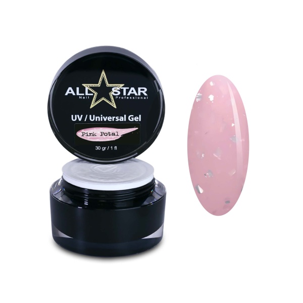 All Star Гель скульптурный UV-Universal Gel Potal, Pink, 30 гр купить