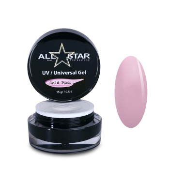 All Star Гель скульптурный UV-Universal Gel, холодный розовый, 15 гр купить