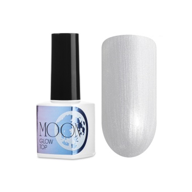 Irisk Professional Топ декоративный без липкого слоя Moon Glow Top, 04 Silver/Pearl, 8 мл купить