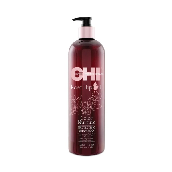 CHI Шампунь для окрашенных волос Rose Hip Oil Color Nurture Protecting, 739 мл купить