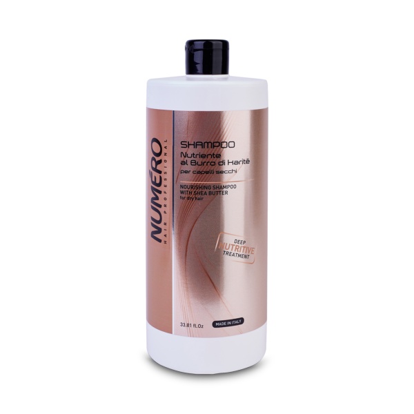 Brelil Professional Шампунь с маслом карите для сухих волос Numero Nourishing Shampoo, 1000 мл купить