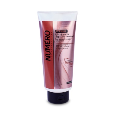 Brelil Professional Маска для придания бриллиантового блеска с маслом арганы и макадамии Numero Illuminating Mask, 300 мл купить