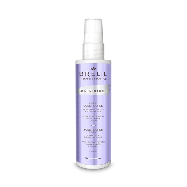 Brelil Professional Спрей для светлых и мелированных волос Sublimeches, Silver Blonde, 150 мл купить