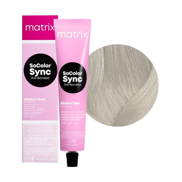 Маtrix Крем-краска для волос SоCоlоr Sync Рrе-Воndеd, SРА пастельный пепельный, 90 мл купить