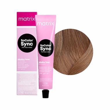 Маtrix Крем-краска для волос SоCоlоr Sync Рrе-Воndеd, 8N светлый блондин, 90 мл купить