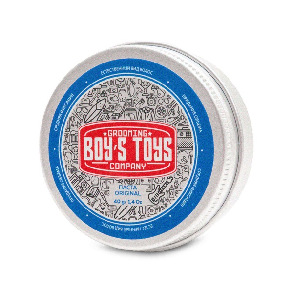 Boy's Toys Паста для укладки волос средней фиксации с низким уровнем блеска Original, 40 мл купить