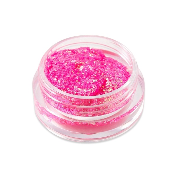 Glitter Things Гель-блестки для лица, тела, волос, Розовый неон, 5 мл купить
