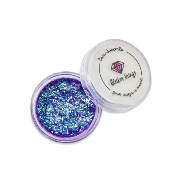 Glitter Things Гель-блестки для лица, тела, волос, Lovely Days in Paris, 5 мл купить