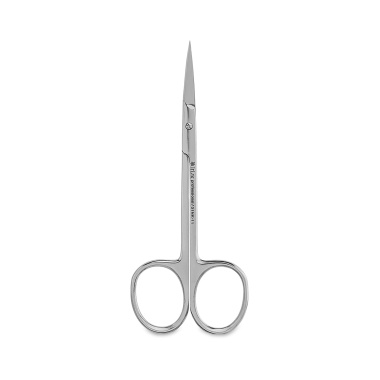 Irisk Professional Ножницы для кутикулы глянцевые, 11 см, ручная заточка, 01NK-11 купить