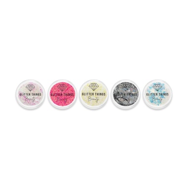 Glitter Things Набор №7: Гель-блестки для лица, тела и волос, 5 шт купить