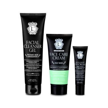 Lavish Care Barber Набор кремов для лица с жирной кожей Face Care Set Oily Skin, 150 + 100 + 30 мл купить