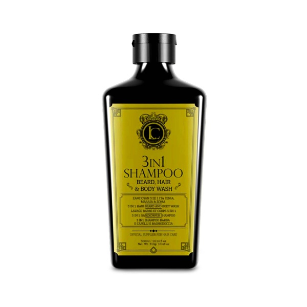 Lavish Care Barber Шампунь 3 в 1 для волос, тела и бороды Shampoo, 300 мл купить