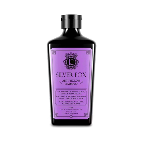 Lavish Care Barber Шампунь для светлых и седых волос Silver Fox Anti Yellow Shampoo, 300 мл купить