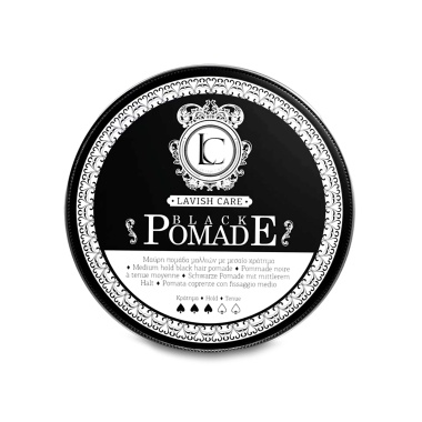 Lavish Care Barber Помада для укладки волос Black Pomade, черная, 100 мл купить